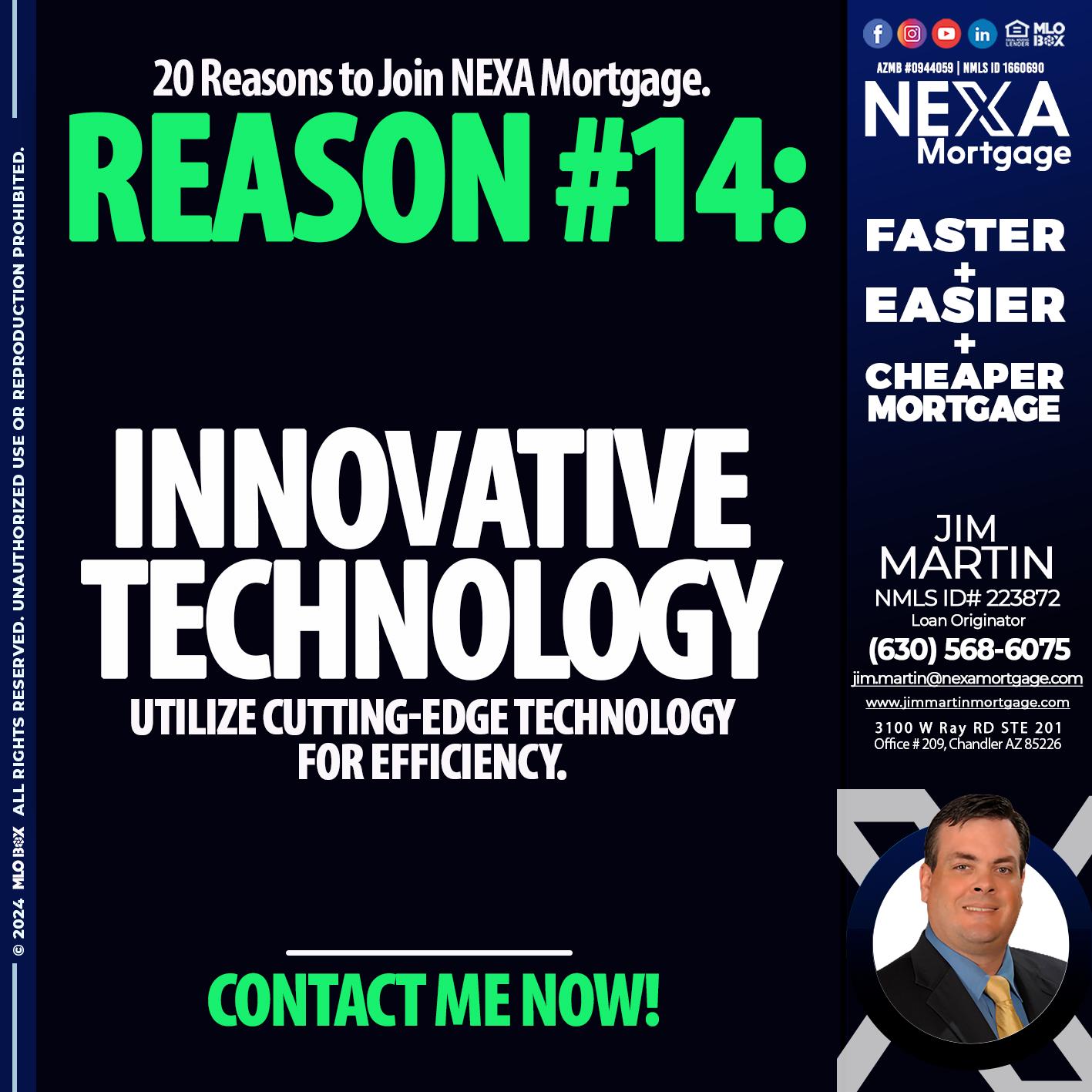 REASON 14 - Jim Martin -Loan Originator